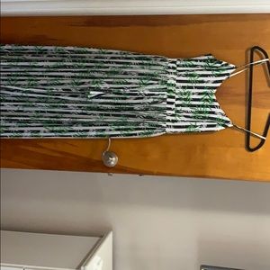 Tropical Stripe Romper